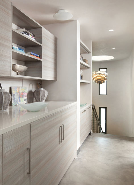 A light cream bathroom with Templeton quartz countertops