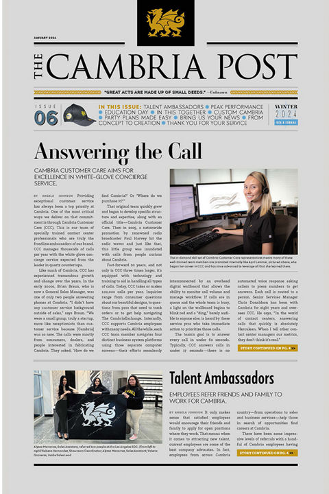 The Cambria Post Issue 6