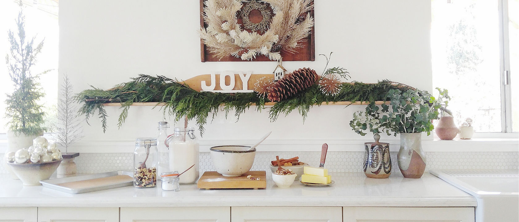  Christmas Drying Mat for Kitchen Counter Red Small