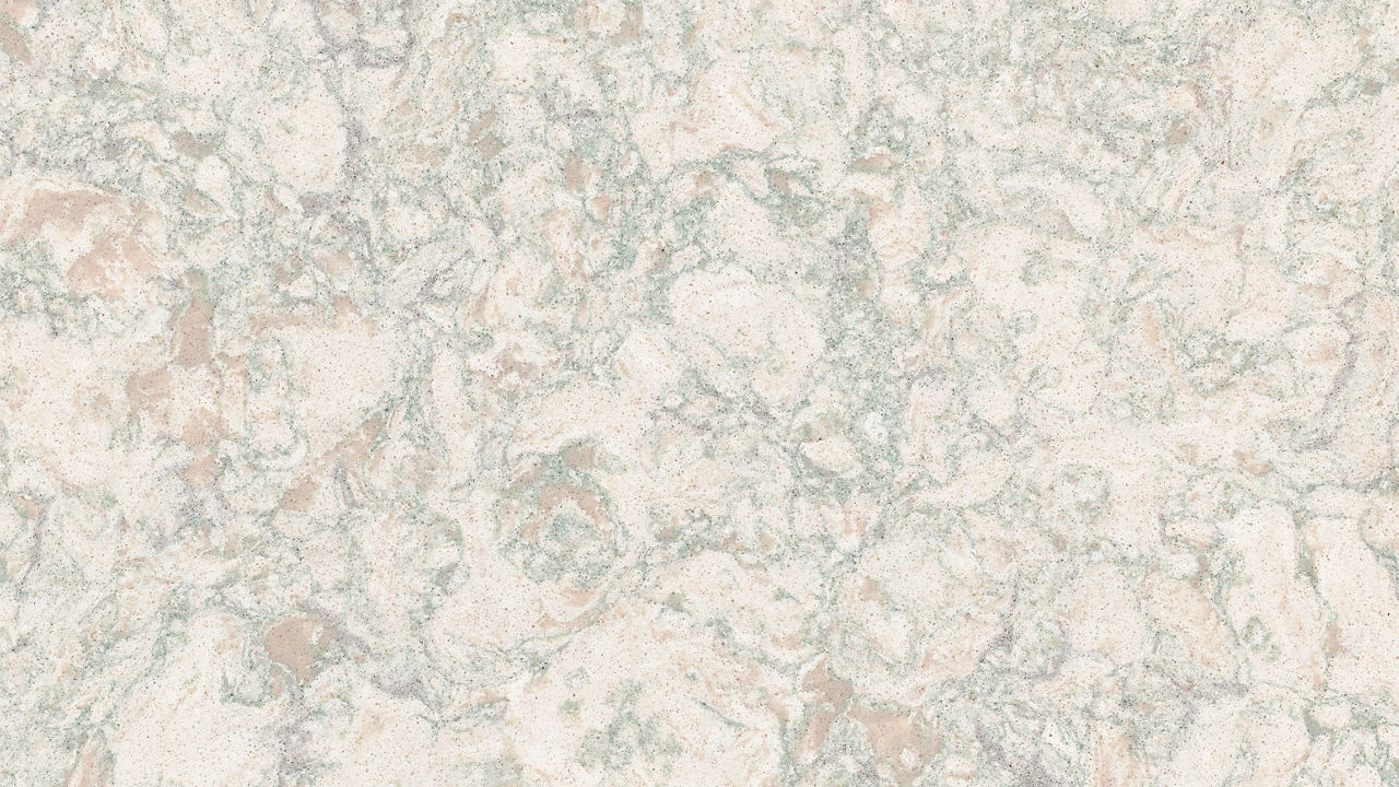 Detailed view of Cambria Trafalgar quartz countertop