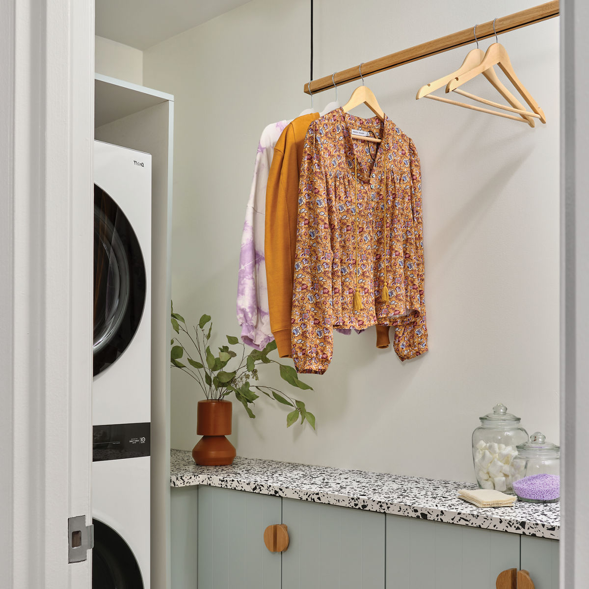 Vail Village quartz slab in laundry room