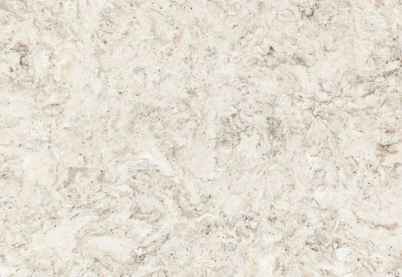 Detailed view of Cambria Warwick quartz countertop