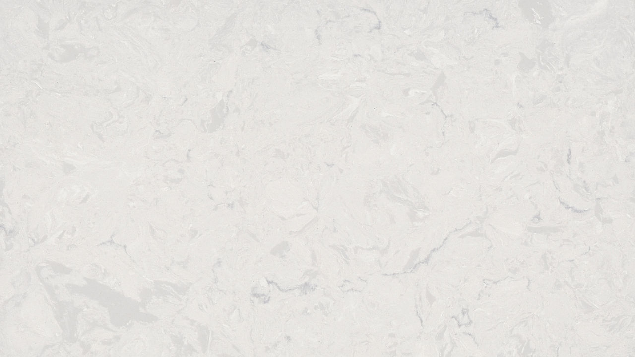 Detailed view of Cambria Weybourne quartz countertop design