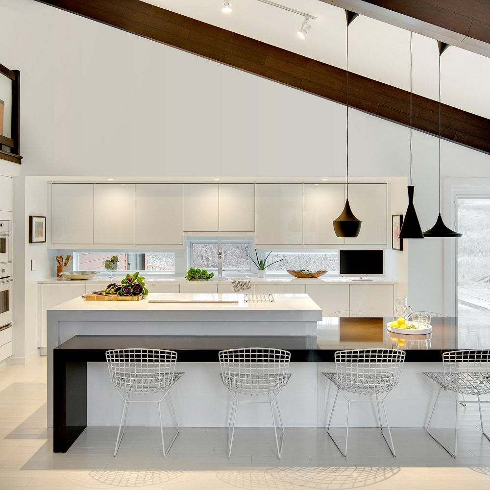 Mid century modern online kitchen island with seating